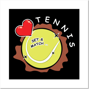 I Love Tennis Posters and Art